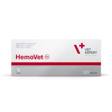 Легкозасвоюване гемове залізо VetExpert HemoVet для собак 60 таблеток mini slide 1
