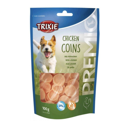 Лакомство для собак Trixie 31531 Premio Chicken Coins курица 100 г slide 1