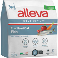 Сухой корм для котов Alleva Equilibrium Fish Sterilized Cat 400 г P61071 mini slide 1
