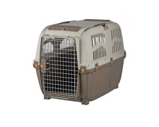 Переноска для собак и кошек Trixie Skudo 6 63 х 70 х 92 см до 40 кг Серая с темно-серым mini slide 1