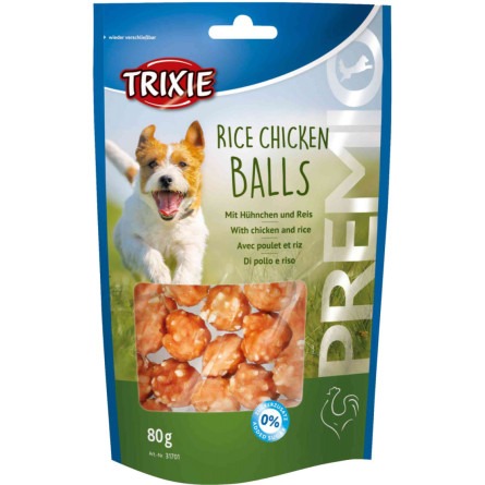 Лакомство для собак Trixie 31701 Premio Rice Chicken Balls рис/курица 80 г