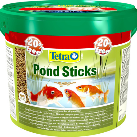 Корм для прудовых рыб Tetra Pond Sticks 10L+2L