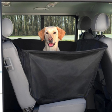 Подстилка для собак защитная в авто Trixie 1348 1.5х1.35 м Черная slide 1