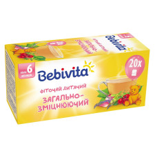Фіточай Bebivita загальнозміцнюючий для дітей з 6 місяців 30г mini slide 1