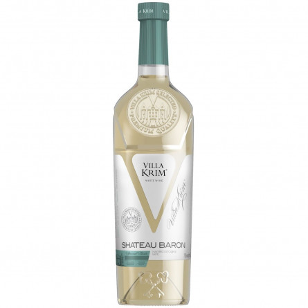 Вино Villa Krim Шато Барон напівсолодке біле 9-13% 0,75л