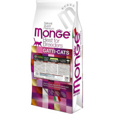 Сухий корм для котів Monge cat bw gr fr з м'ясом буйвола 10 кг mini slide 1