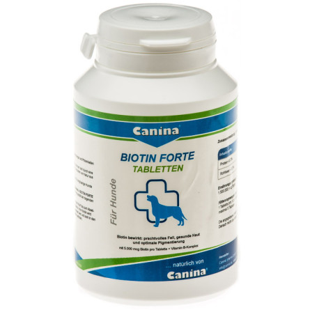 Интенсивный курс для шерсти Canina Biotin forte 100 г 30 таблеток