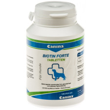 Интенсивный курс для шерсти Canina Biotin forte 100 г 30 таблеток mini slide 1