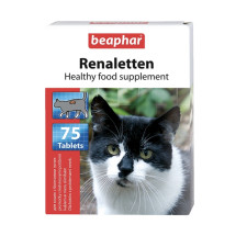 Витамины Beaphar Renaletten для кошек с заболеваниями почек 75 таблеток (10660) mini slide 1