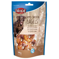 Ласощі для собак Trixie 31707 Premio Lamb Chicken Bagles кільця ягня/курка 100 г mini slide 1