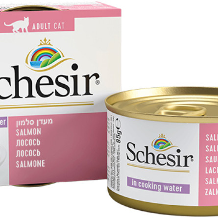 Влажный корм для кошек Schesir Salmon Natural Style со вкусом лосося 85 г