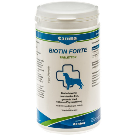 Интенсивный курс для шерсти Canina Biotin Forte 700 г 210 таблеток