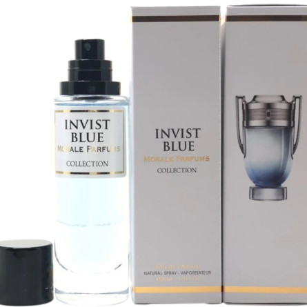 Парфумована вода для чоловіків Morale Parfums Invist Blue версія Paco Rabanne Invictus Legend 30 мл