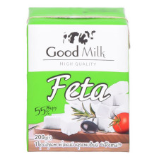 Продукт мягкий кремовый Good Milk Фета 55% 200г mini slide 1
