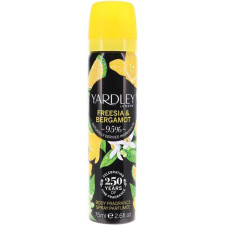 Парфюмированный дезодорант для женщин Yardley Freesia Bergamot Deodorising Body Spray 75 мл mini slide 1