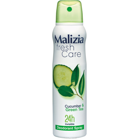 Парфумований дезодорант для жінок Malizia Зелений чай і огірок 150 мл