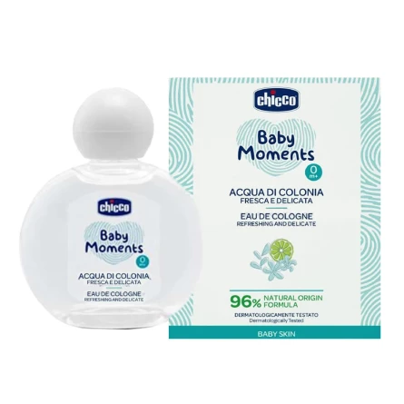 Одеколон дитячий освіжний Chicco Baby Moments 100 мл