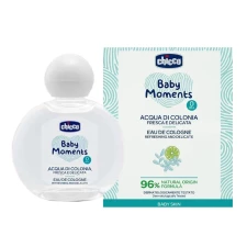 Одеколон детский освежающий Chicco Baby Moments 100 мл mini slide 1