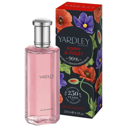 Туалетная вода Yardley Poppy & Violet Eau de Toilette 125 мл slide 1