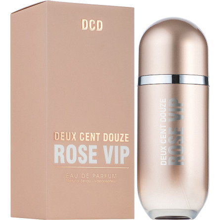 Парфумована вода для жінок Fragrance World DCD Rose Vip аналог Carolina Herrera 212 Vip Rose 100 мл