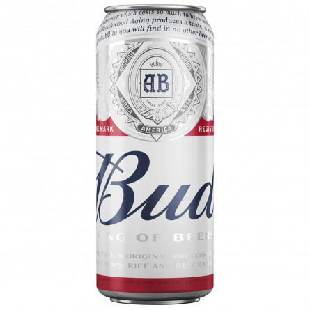 Пиво Bud світле 5% 0,5л slide 1