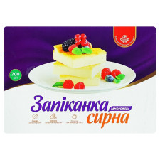 Запіканка сирна Фабрика натуральних продуктів заморожена 700г mini slide 1