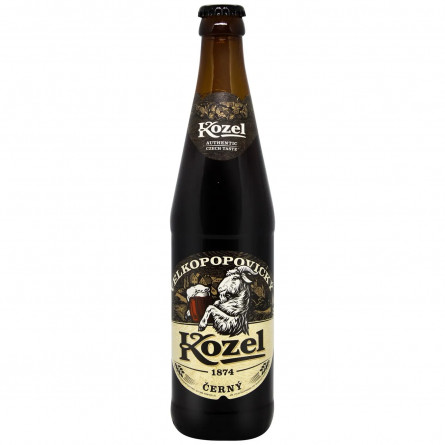 Пиво Velkopopovicky Kozel темное 3,7% 0,45л slide 1