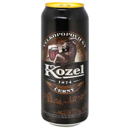 Пиво Velkopopovicky Kozel темное 3,8% 0,5л