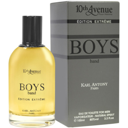 Туалетна вода для чоловіків Karl Antony 10th Avenue Boys Band Edition Extreme аналог Boss Bottled Intense 100 мл