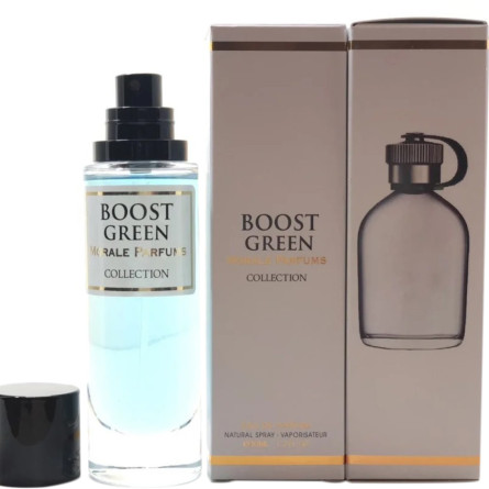 Парфумована вода для чоловіків Morale Parfums Boost Green версія Hugo Hugo Boss Man you go 30 мл