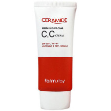 Зміцнювальний CC-крем для обличчя FarmStay Ceramide Firming Facial CC Cream з керамідами 50 г mini slide 1