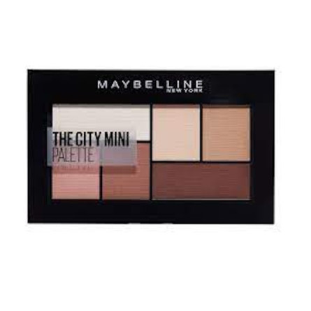 Палитра теней для век Maybelline New York The City Kits Mini 410 Нюдовые оттенки 6 г