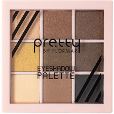 Палетка теней для глаз Pretty Eyeshadow Palette 01 Earth 9 г mini slide 1