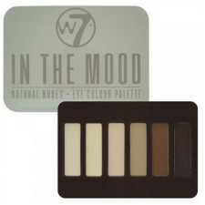 Тіні для повік W7 In The Mood Eye Colour Palette палетка 6 кольорів light and chocolate brown 7 г mini slide 1