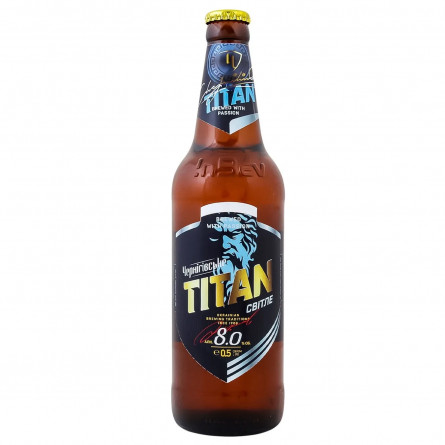 Пиво Чернігівське Титан світле 8% 0,5л