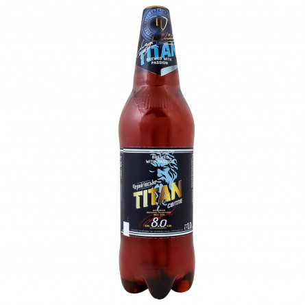 Пиво Чернігівське Титан світле 8% 1л slide 1