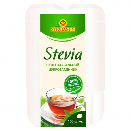 Сахарозаменитель Steviasun Stevia 100шт slide 1