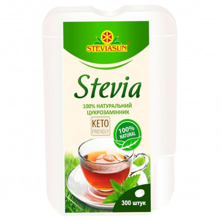Цукрозамінник Steviasun Stevia 300шт