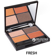 Палiтра тiней Zuii Organic Quad Eyeshadow Palette 6 г Fresh (812144011787) mini slide 1