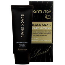 BB-крем для обличчя Farmstay Black Snail Primer BB Cream SPF50+ PA+++ з муцином чорного равлика 50 мл mini slide 1