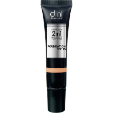 Тональна основа Dini For Beauty 2in1 Skin Effect+Mattifing Foundation SPF 15 Sand 04 20 мл mini slide 1