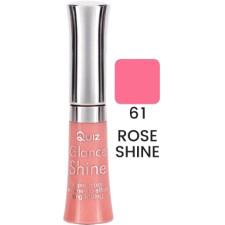 Блиск для губ Quiz Glance Shine lipgloss Глянцевий 61 Rose Shine 7 мл mini slide 1