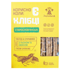 Хлібці Зерновита Старослов'янські з льоном і кмином 200г mini slide 1