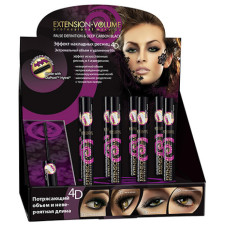 Упаковка туши для ресниц Eveline Extension Volume Professional Make-Up Объем и удлинение 10 мл х 12 шт mini slide 1