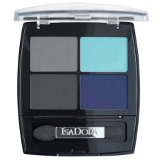 Тіні для повік Isadora Eye Shadow Quartet четверні 24 forever blue 5 г mini slide 1