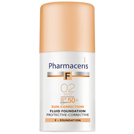 Корректирующий защитный тональный флюид Pharmaceris F SPF50+ Песок 30 мл