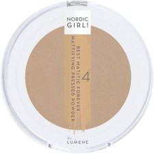 Пудра компактная Lumene Nordic Girl Best Mat(t)e Forever матирующая №4 9.5 г mini slide 1