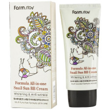 Багатофункціональний BB-крем Farmstay Formula All-In-One Snail Sun BB Cream з екстрактом равлика 50 г mini slide 1