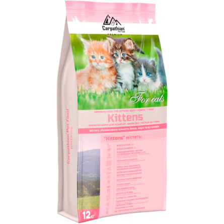 Сухой корм для кошек Carpathian Pet Food Kittens 12 кг