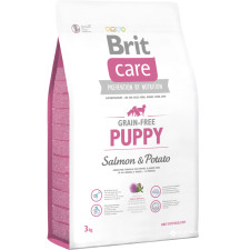 Сухий корм для цуценят Brit Care GF Puppy Salmon Potato 3 кг mini slide 1